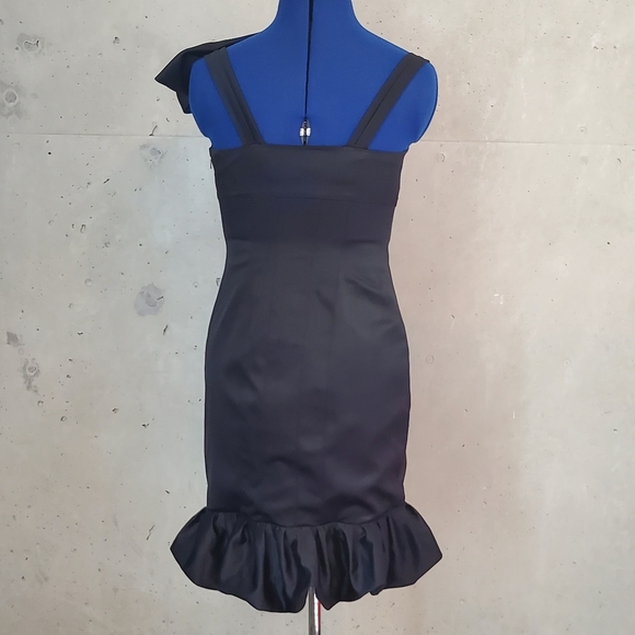 Karen Millen dress black size 4 uk 8 eu 38 - Picture 10 of 15